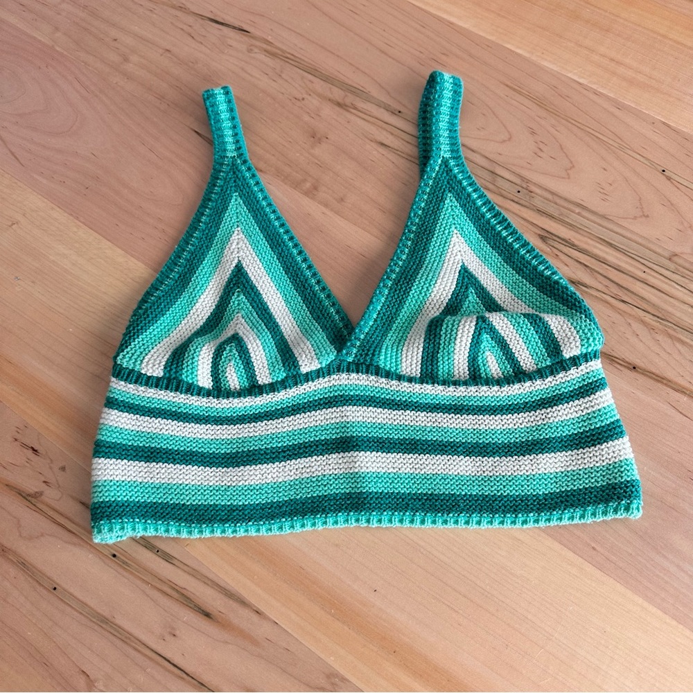 ZARA knit crop top S